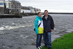 Silvano und Sandra in Galway